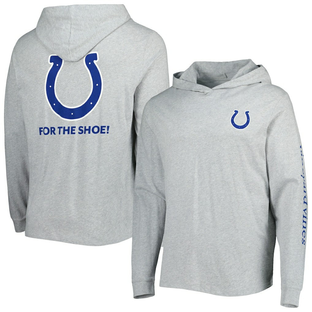 Vineyard Vines Local Long Sleeve Hoodie T-Shirt - Indianapolis Colts