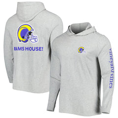 Vineyard Vines Local Long Sleeve Hoodie T-Shirt - Los Angeles Rams