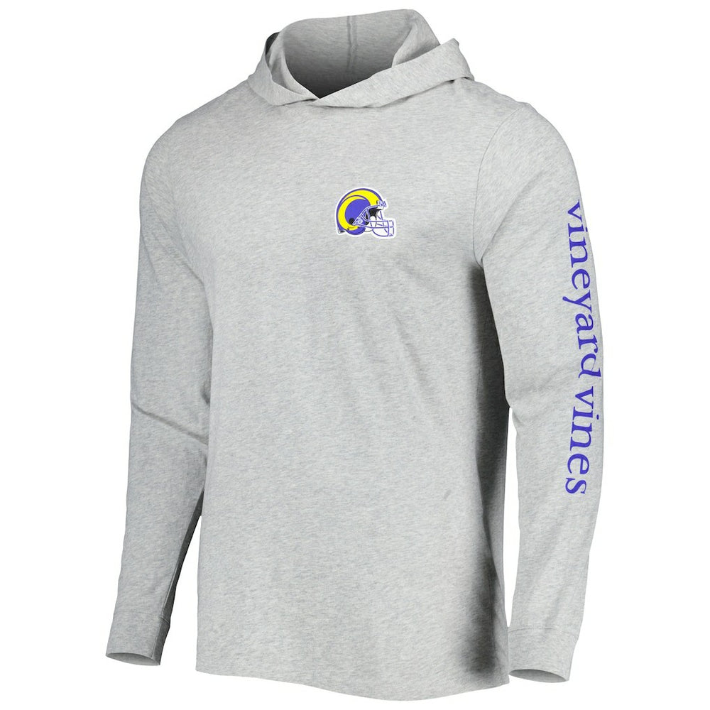 Vineyard Vines Local Long Sleeve Hoodie T-Shirt - Los Angeles Rams