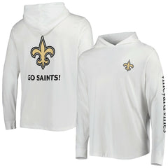 Vineyard Vines Local Long Sleeve Hoodie T-Shirt - New Orleans Saints