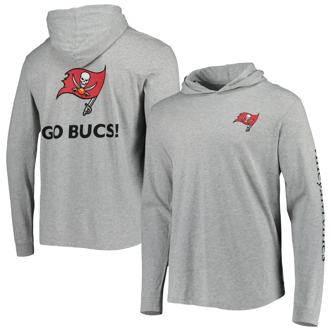 Vineyard Vines Local Long Sleeve Hoodie T-Shirt - Tampa Bay Buccaneers
