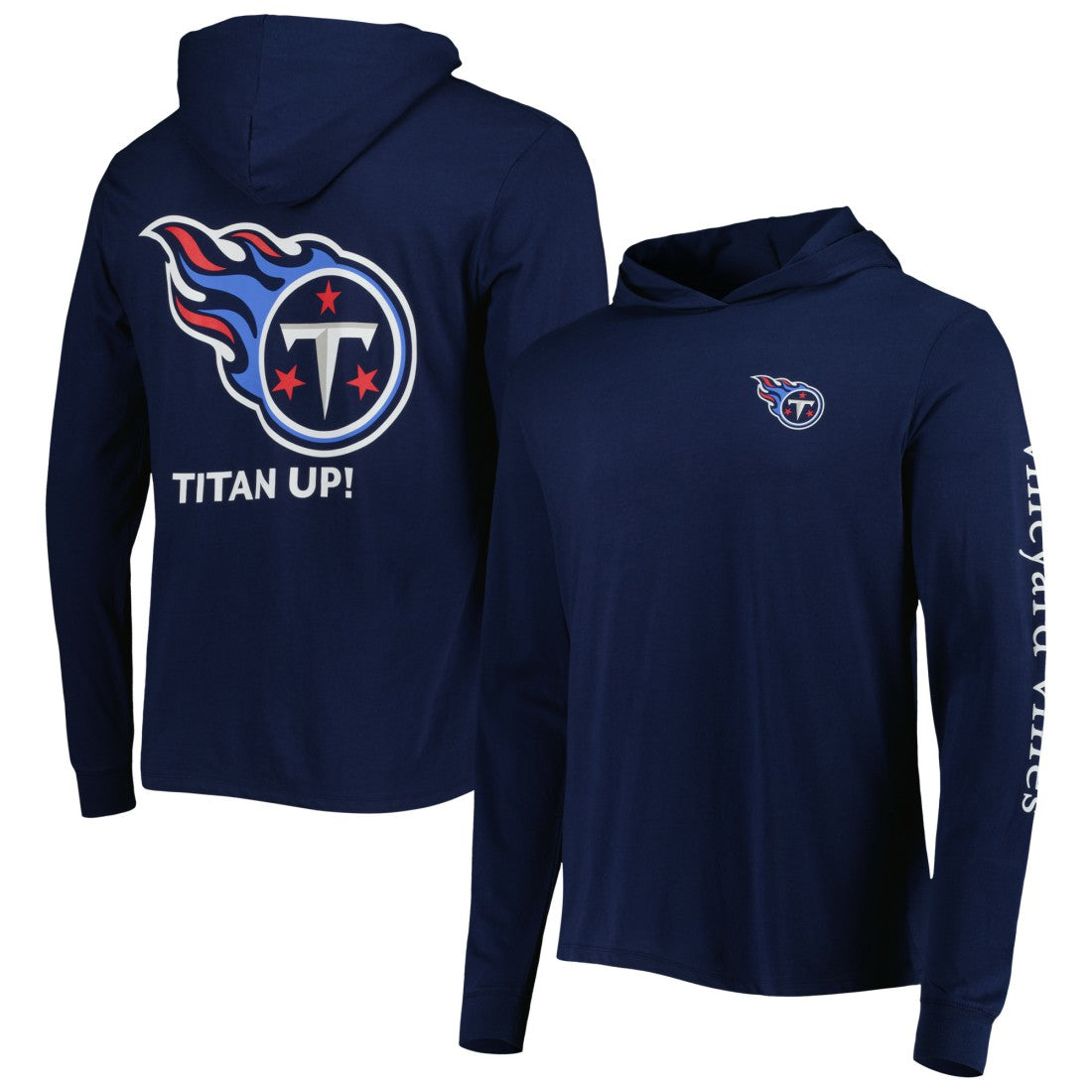 Vineyard Vines Local Long Sleeve Hoodie T-Shirt - Tennessee Titans