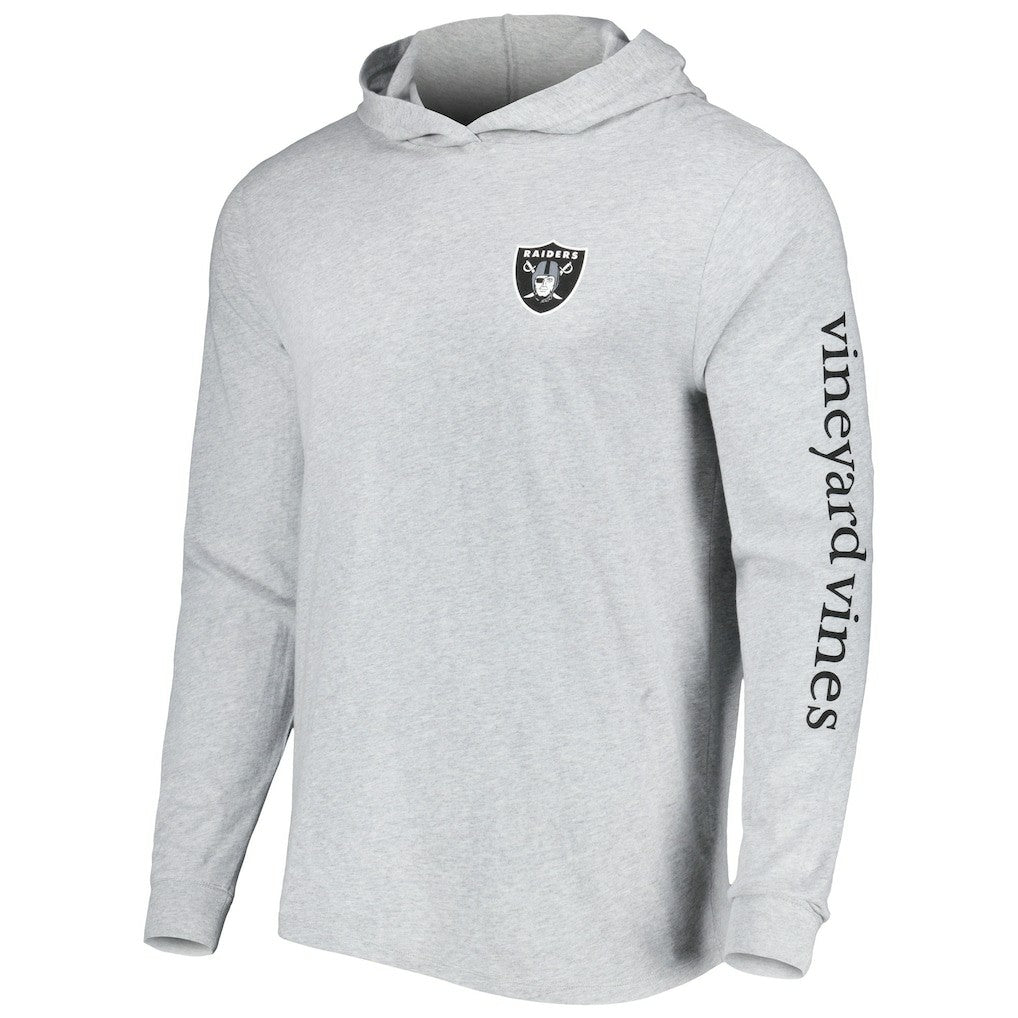 Vineyard Vines Local Long Sleeve Hoodie T-Shirt - Las Vegas Raiders