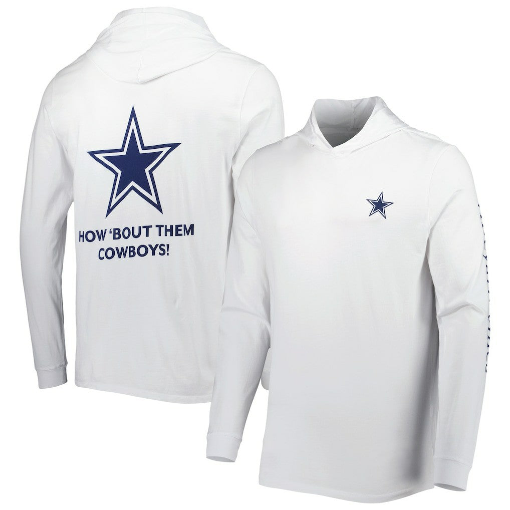 Vineyard Vines Local Long Sleeve Hoodie T-Shirt - Dallas Cowboys