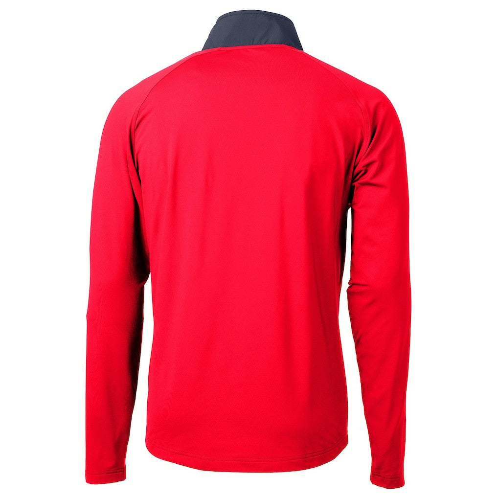 Cutter & Buck Adapt Eco Knit Hybrid Recycled Quarter-Zip Pullover Top - Indianapolis Colts