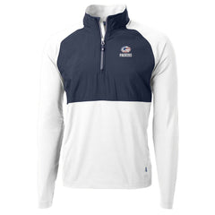 Cutter & Buck Adapt Eco Knit Hybrid Recycled Quarter-Zip Pullover Top - Green Bay Packers