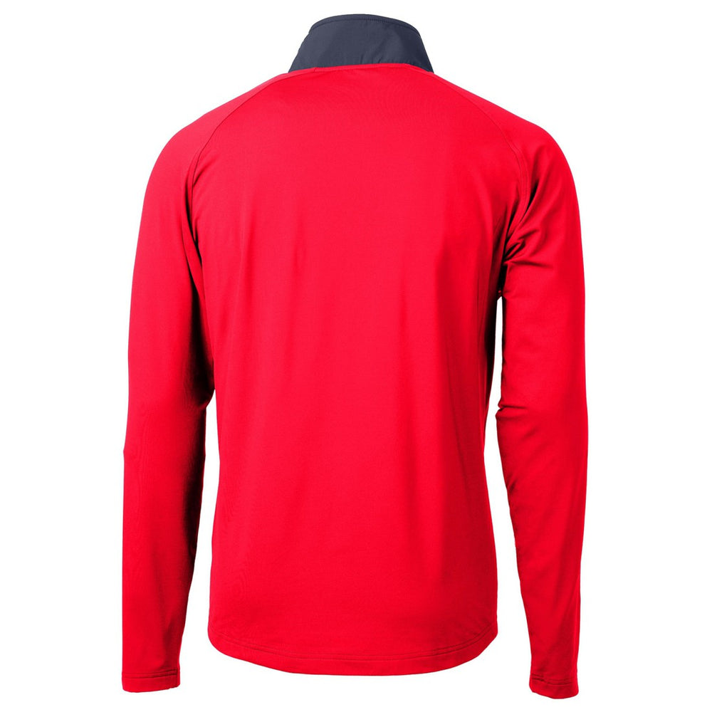 Cutter & Buck Adapt Eco Knit Hybrid Recycled Quarter-Zip Pullover Top - Houston Texans