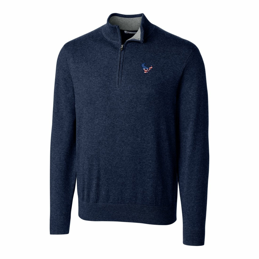 Cutter & Buck Lakemont Quarter-Zip Pullover Sweater - Houston Texans