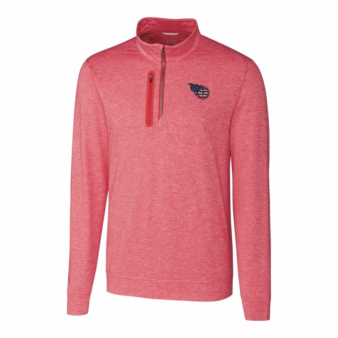 Cutter & Buck Stealth Quarter-Zip Pullover Top - Tennessee Titans