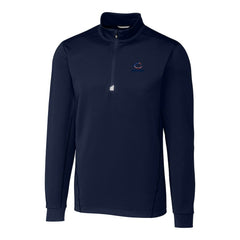 Cutter & Buck Big & Tall Traverse Stretch Quarter-Zip Pullover Top - Chicago Bears