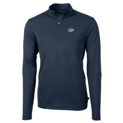 Cutter & Buck Big & Tall Virtue Eco Pique Recycled Quarter-Zip Jacket - Kansas City Chiefs
