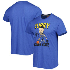 NBA Stephen Curry Golden State Warriors Homage Player Caricature Tri-Blend T-Shirt sale