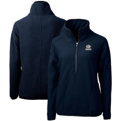 Cutter & Buck Women's Americana Cascade Eco Sherpa Fleece Half-Zip Pullover Jacket - Green Bay Packers