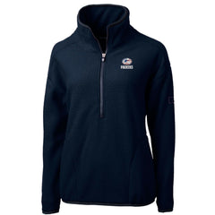 Cutter & Buck Women's Americana Cascade Eco Sherpa Fleece Half-Zip Pullover Jacket - Green Bay Packers