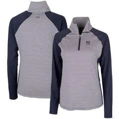 Cutter & Buck Women's Forge Tonal Half-Zip Top - New York Giants