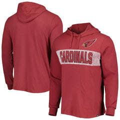 '47 Field Franklin Hooded Long Sleeve T-Shirt - Arizona Cardinals
