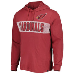 '47 Field Franklin Hooded Long Sleeve T-Shirt - Arizona Cardinals