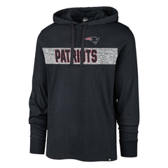 '47 Field Franklin Hooded Long Sleeve T-Shirt - New England Patriots