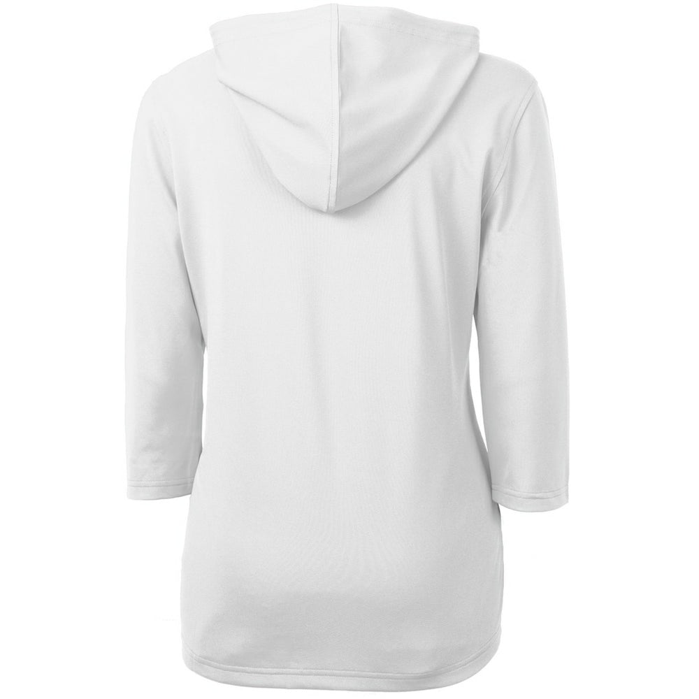 Cutter & Buck Women's Virtue Eco Pique 3/4 Sleeve Half-Zip Pullover Hoodie - Minnesota Vikings
