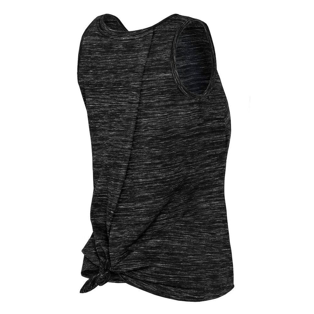 Women's Space Dye Tie-Back Tank Top - Las Vegas Raiders