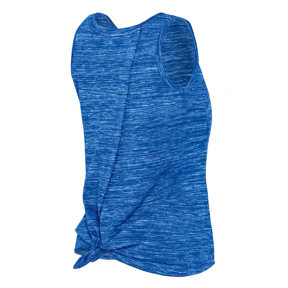 Women's Space Dye Tie-Back Tank Top - Los Angeles Rams
