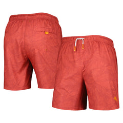 MLB Los Angeles Angels Tommy Bahama Naples Layered Leaves Swim Trunks