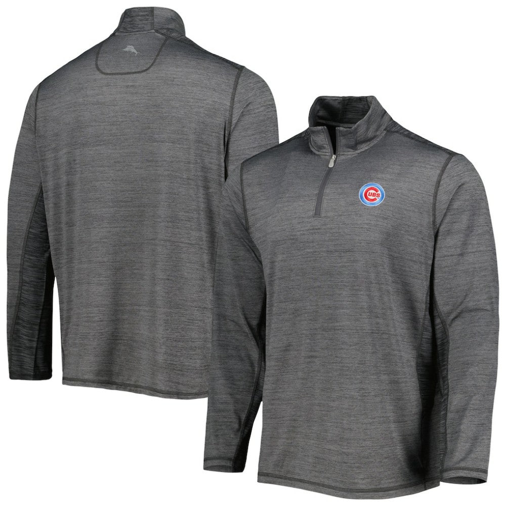 MLB Chicago Cubs Tommy Bahama Delray IslandZone Half-Zip Top