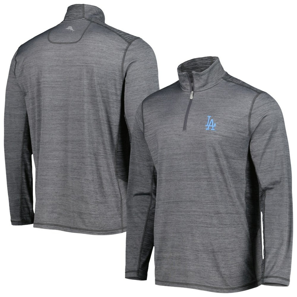 MLB Los Angeles Dodgers Tommy Bahama Delray IslandZone Half-Zip Top