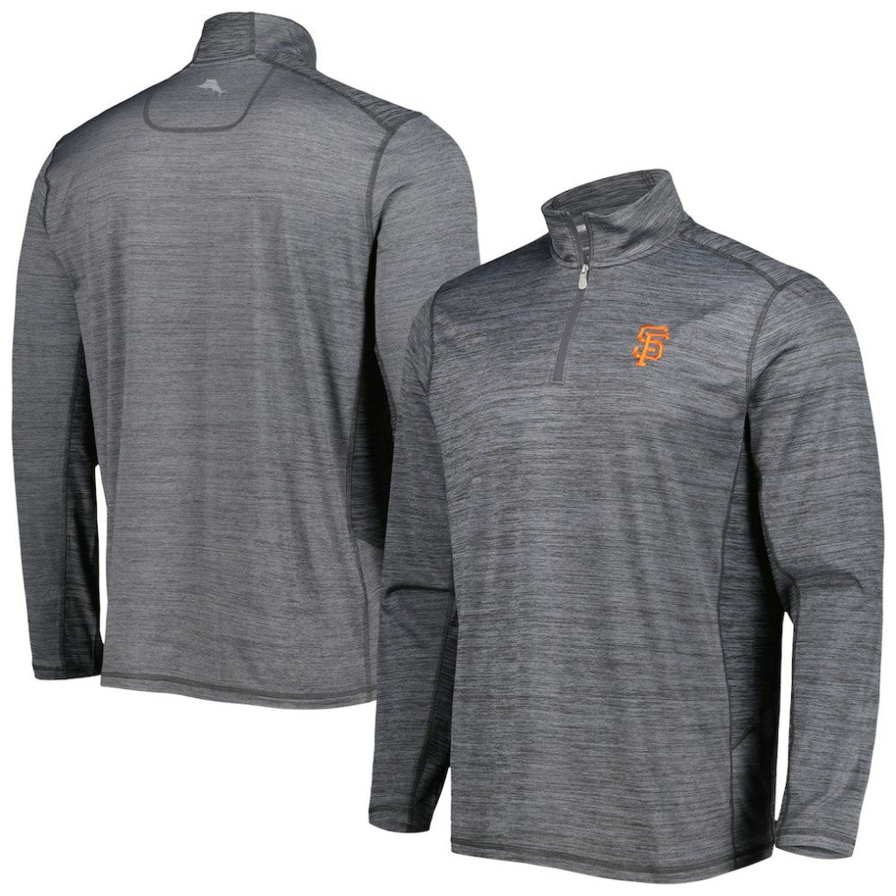 MLB San Francisco Giants Tommy Bahama Delray IslandZone Half-Zip Top