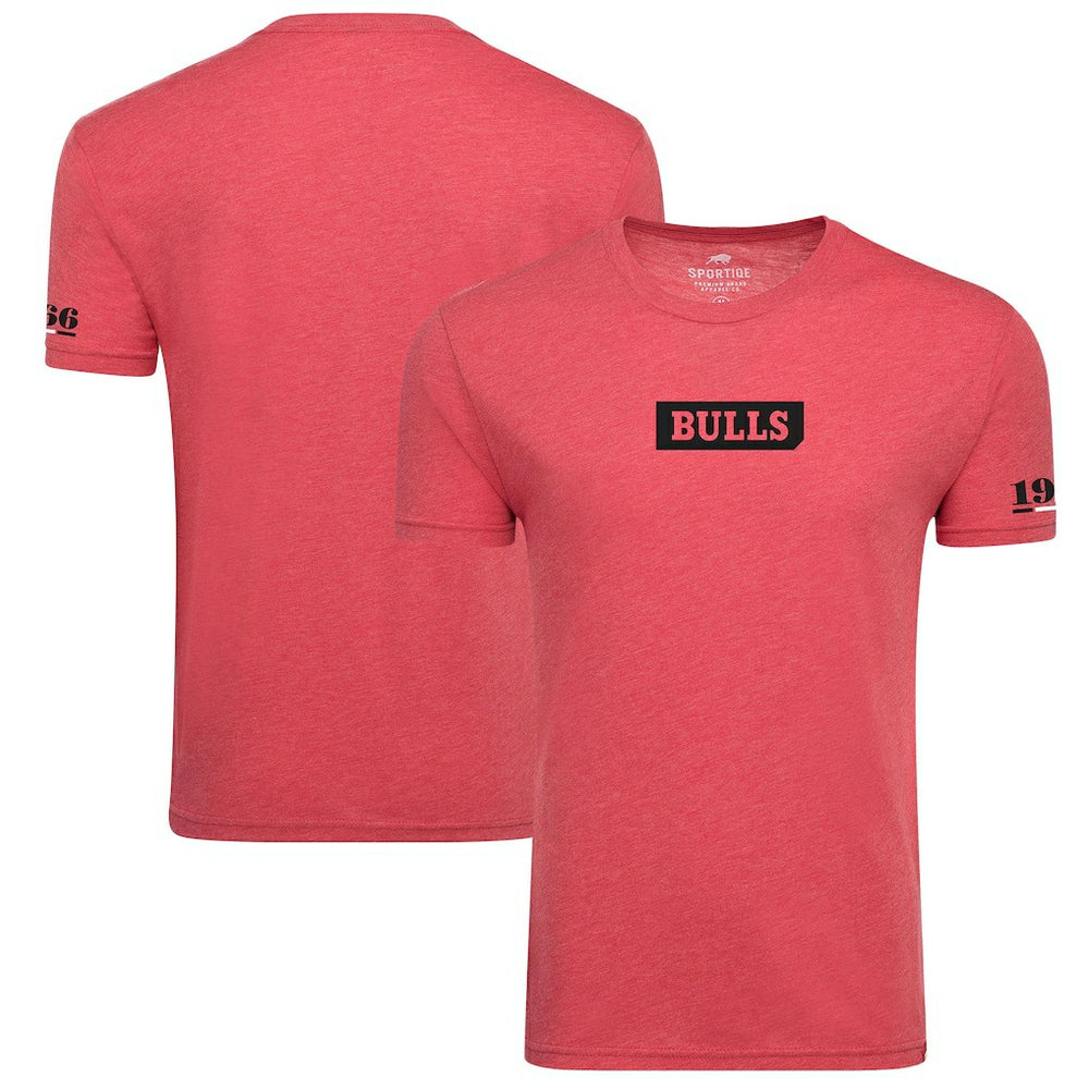 NBA Chicago Bulls Sportiqe Unisex 1966 Collection Comfy Tri-Blend T-Shirt sale