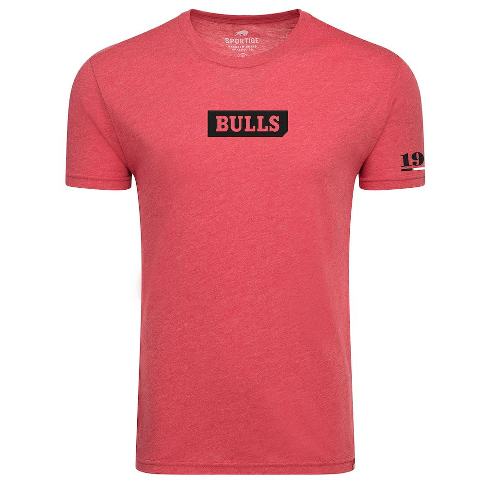 NBA Chicago Bulls Sportiqe Unisex 1966 Collection Comfy Tri-Blend T-Shirt sale