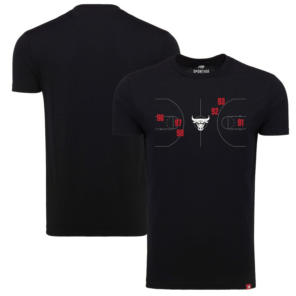 NBA Chicago Bulls Sportiqe Unisex 1966 Collection Comfy Tri-Blend T-Shirt sale