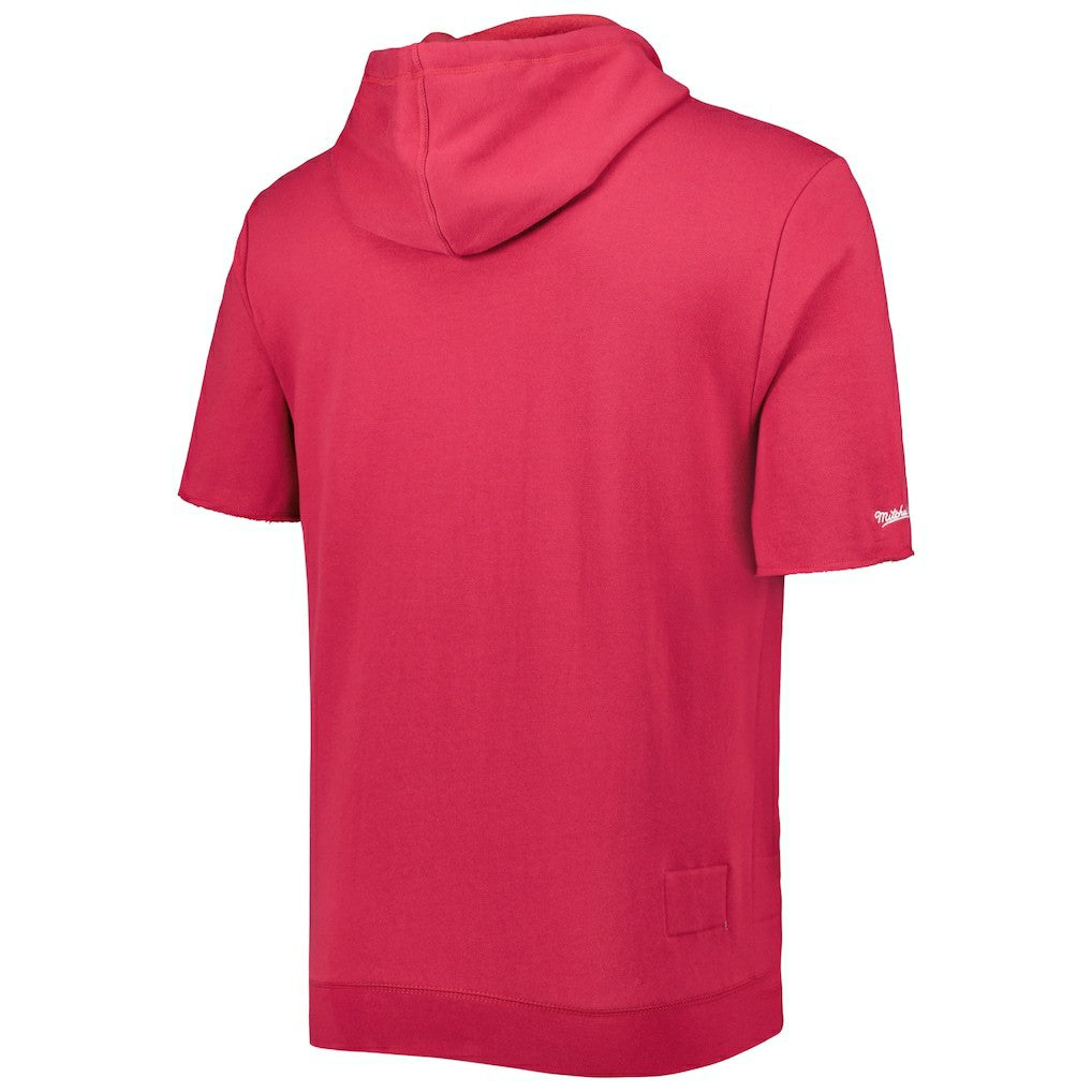 Washed Short Sleeve Pullover Hoodie - Arizona Cardinals