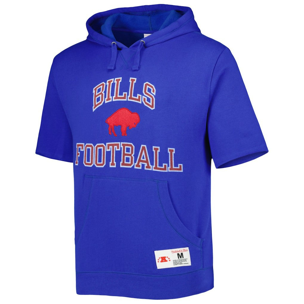 Washed Short Sleeve Pullover Hoodie - Buffalo Bills