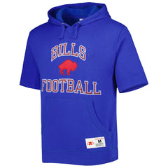 Washed Short Sleeve Pullover Hoodie - Buffalo Bills