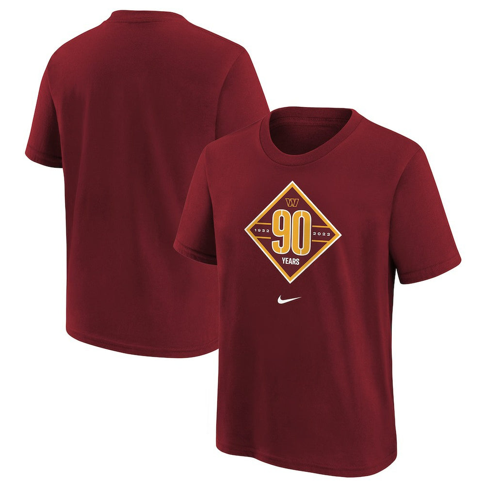 Youth 90th Anniversary Logo T-Shirt - Washington Commanders