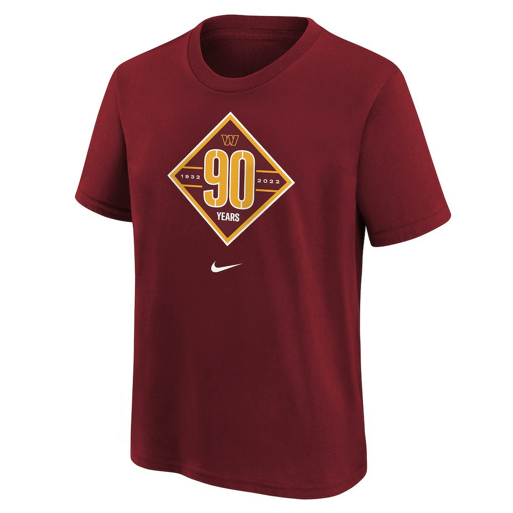 Youth 90th Anniversary Logo T-Shirt - Washington Commanders