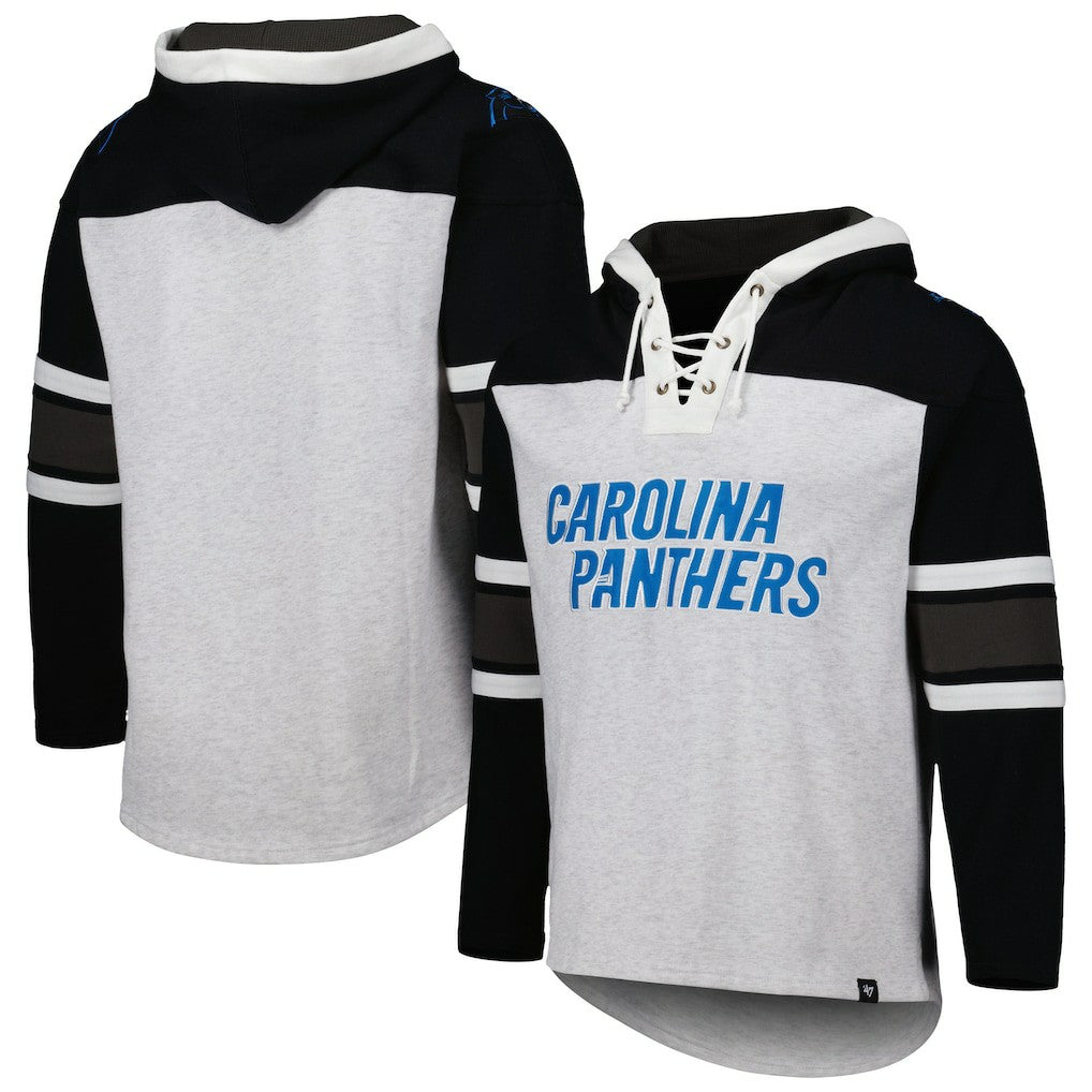 '47 Gridiron Lace-Up Pullover Hoodie - Carolina Panthers