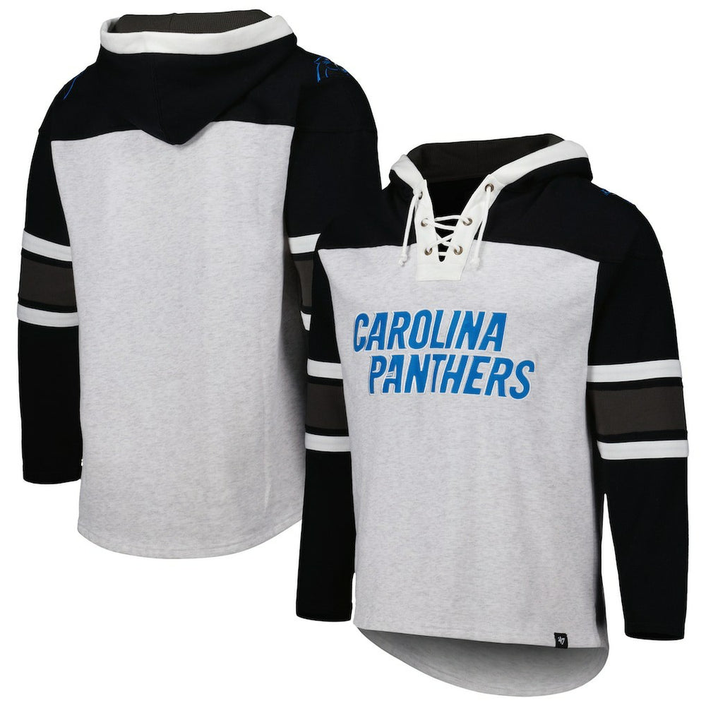 '47 Gridiron Lace-Up Pullover Hoodie - Carolina Panthers