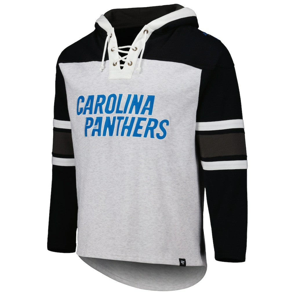'47 Gridiron Lace-Up Pullover Hoodie - Carolina Panthers