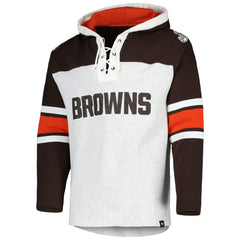 '47 Gridiron Lace-Up Pullover Hoodie - Cleveland Browns