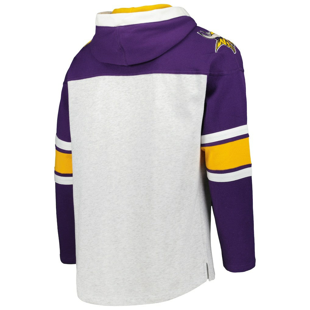 '47 Gridiron Lace-Up Pullover Hoodie - Minnesota Vikings
