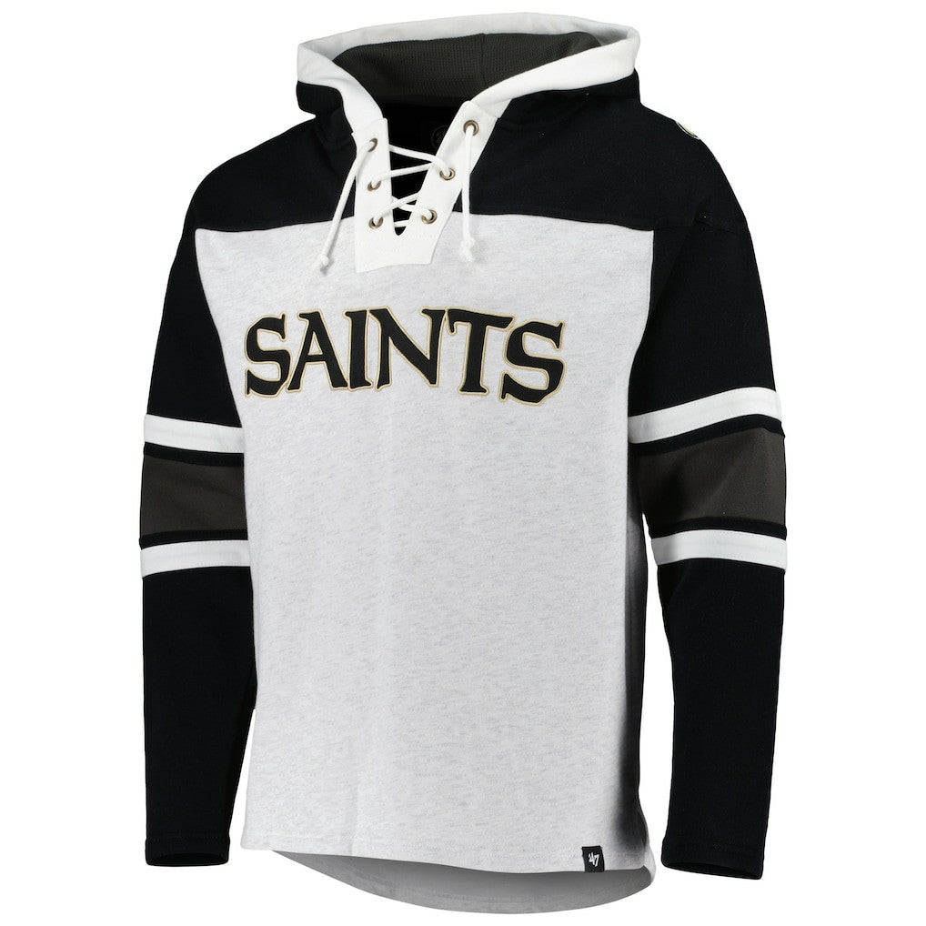 '47 Gridiron Lace-Up Pullover Hoodie - New Orleans Saints