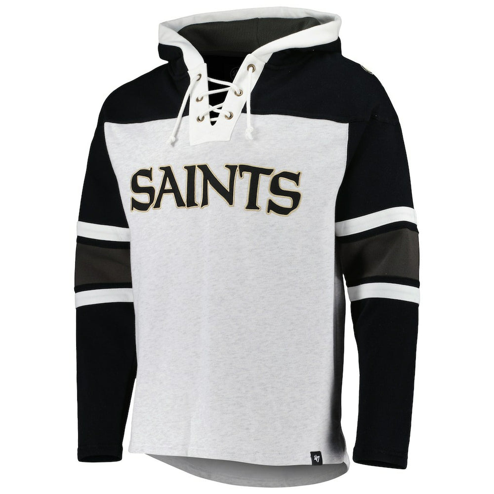 '47 Gridiron Lace-Up Pullover Hoodie - New Orleans Saints