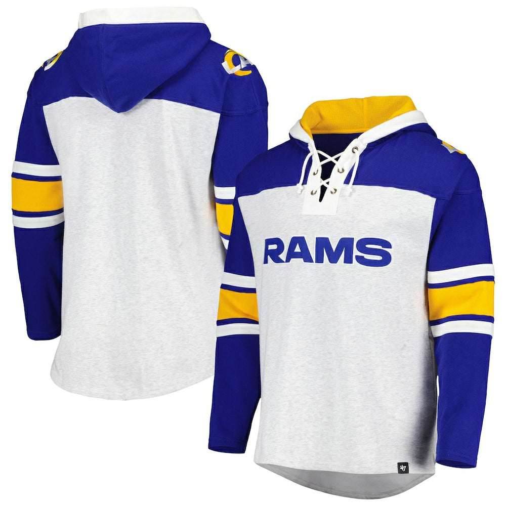 '47 Gridiron Lace-Up Pullover Hoodie - Los Angeles Rams