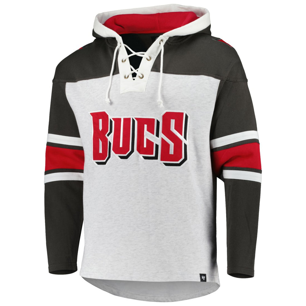 '47 Gridiron Lace-Up Pullover Hoodie - Tampa Bay Buccaneers