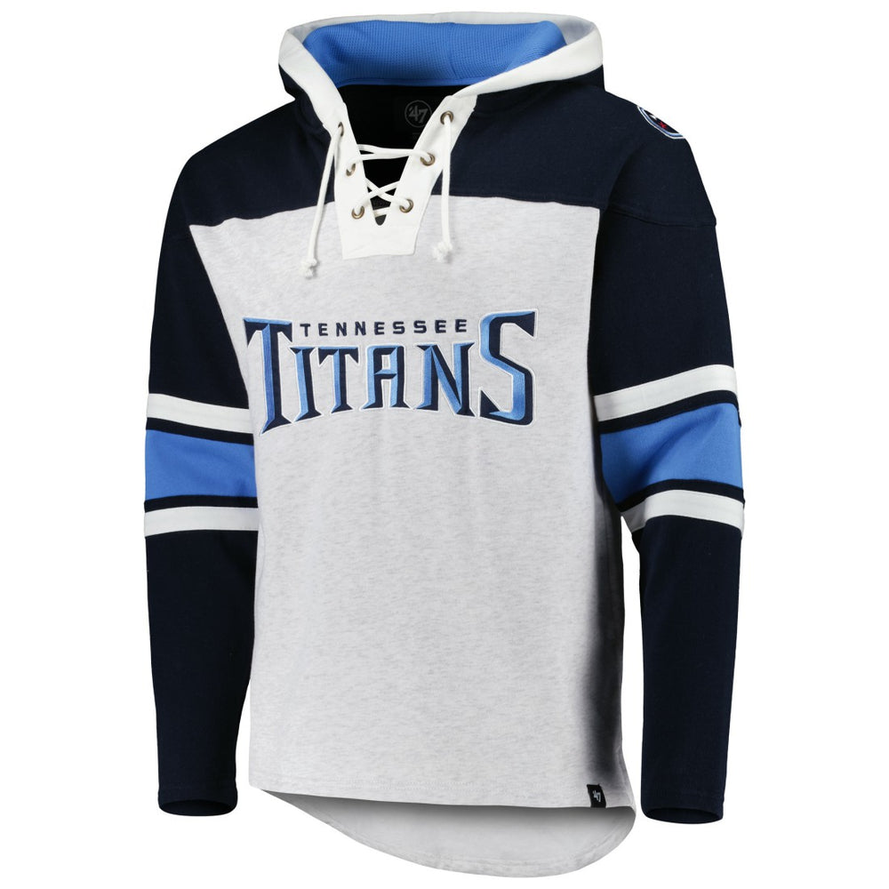 '47 Gridiron Lace-Up Pullover Hoodie - Tennessee Titans