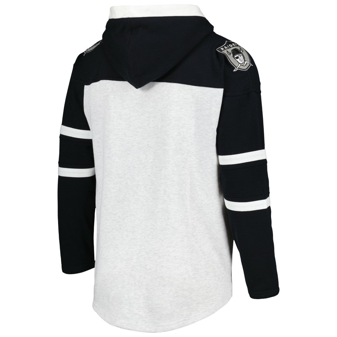 '47 Historic Logo Gridiron Lace-Up Pullover Hoodie - Las Vegas Raiders