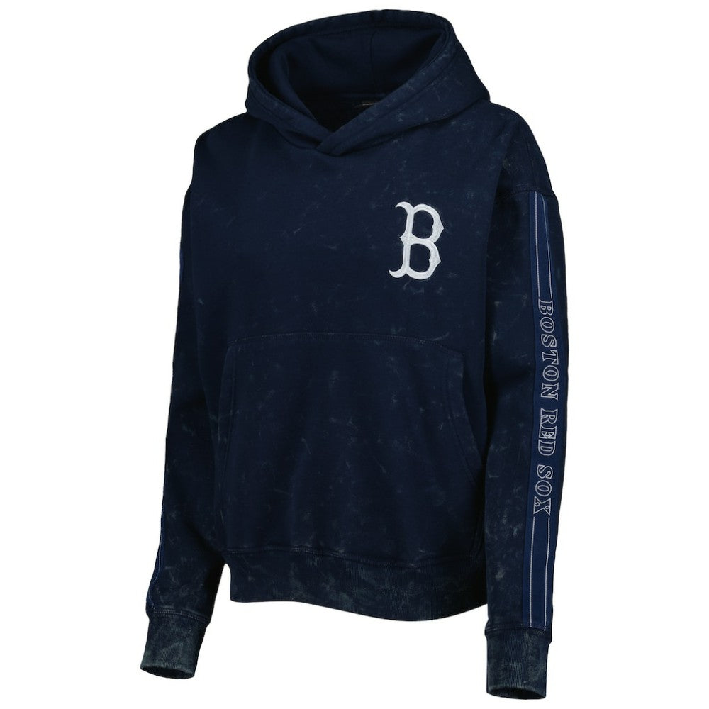 MLB Boston Red Sox The Wild Collective Women's Marble Pullover Hoodie