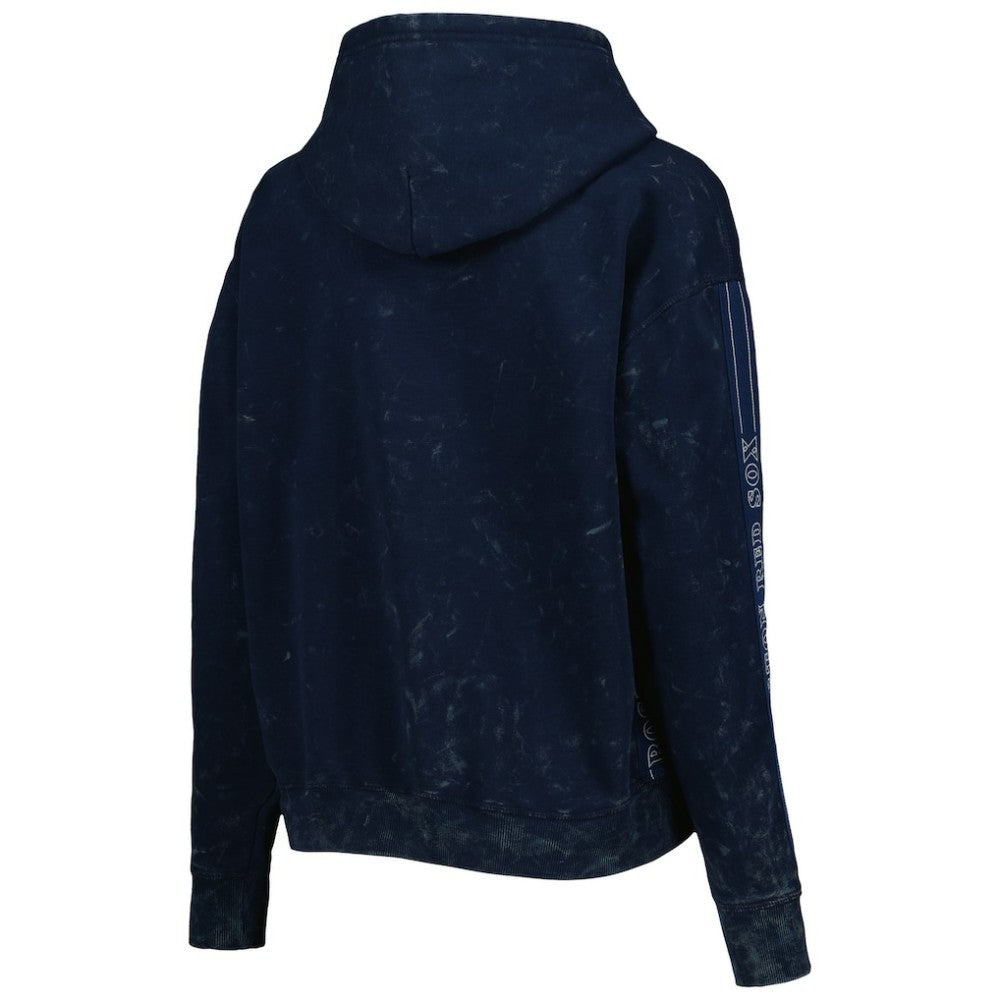MLB Boston Red Sox The Wild Collective Women's Marble Pullover Hoodie